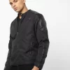 Zip-Front Slim Fit Biker Jacket-offertoday