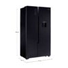 AmazonBasics 564 L Side-by-Side Door Refrigerator-offertoday
